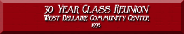 30 Year Class Reunion